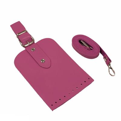 Fuşya Kapaklı Askılı Telefon Çanta Kiti
