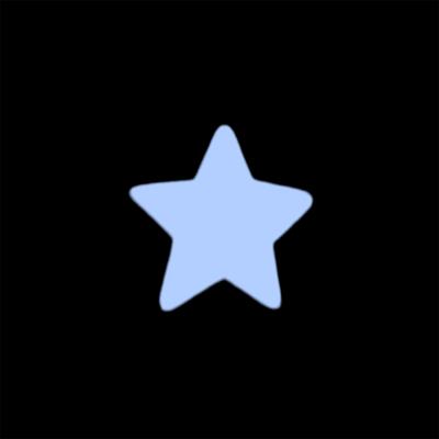 Yıldız Figürlü Bebe Mavi Ahşap Boncuk - 10 mm