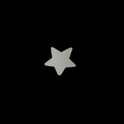 Yıldız Figürlü Gümüş Ahşap Boncuk - 10 mm