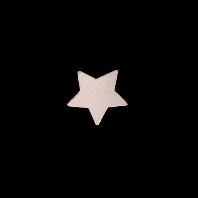 Yıldız Figürlü Bebe Pembe Ahşap Boncuk - 10 mm