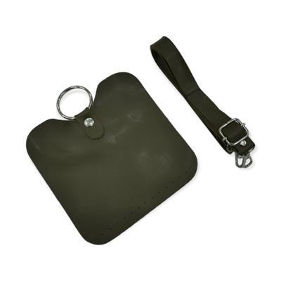Haki Metal HALKA Detaylı Kapaklı Askılı Çanta Kiti Çeşitleri - 16X16